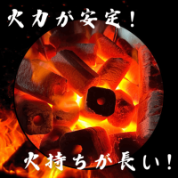 中国orベトナム産 高山備長炭 四角形  (10kg×6箱)