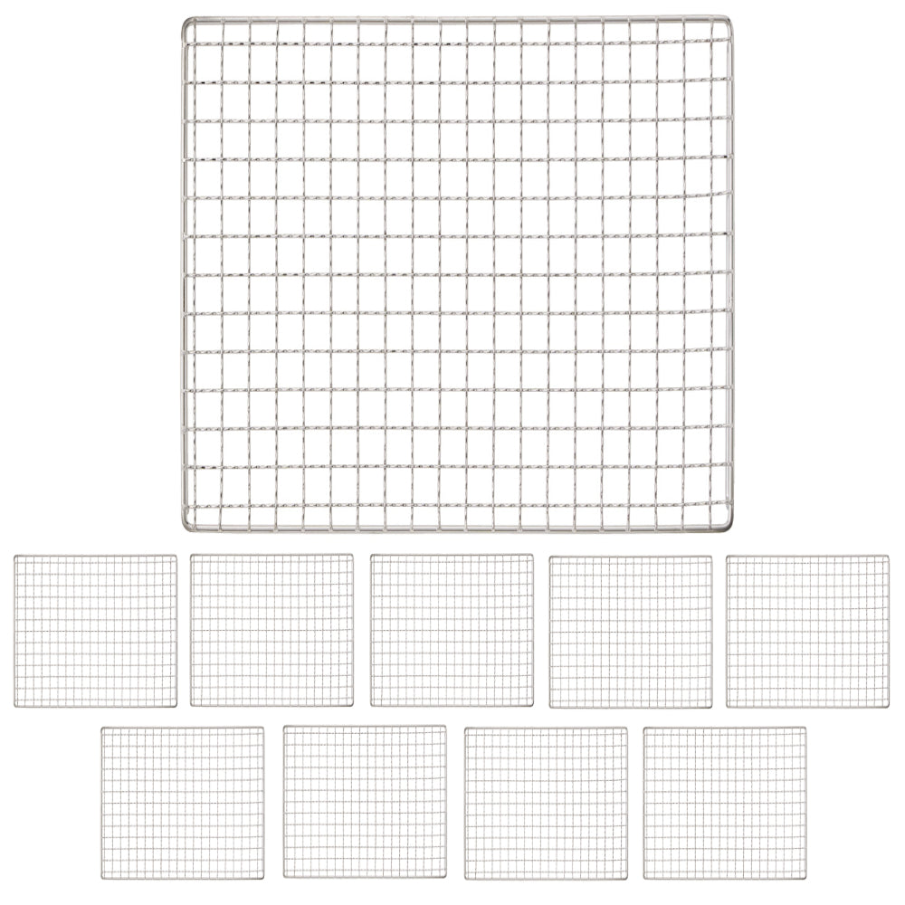 使い捨て 焼き網 350×350mm （１００枚）