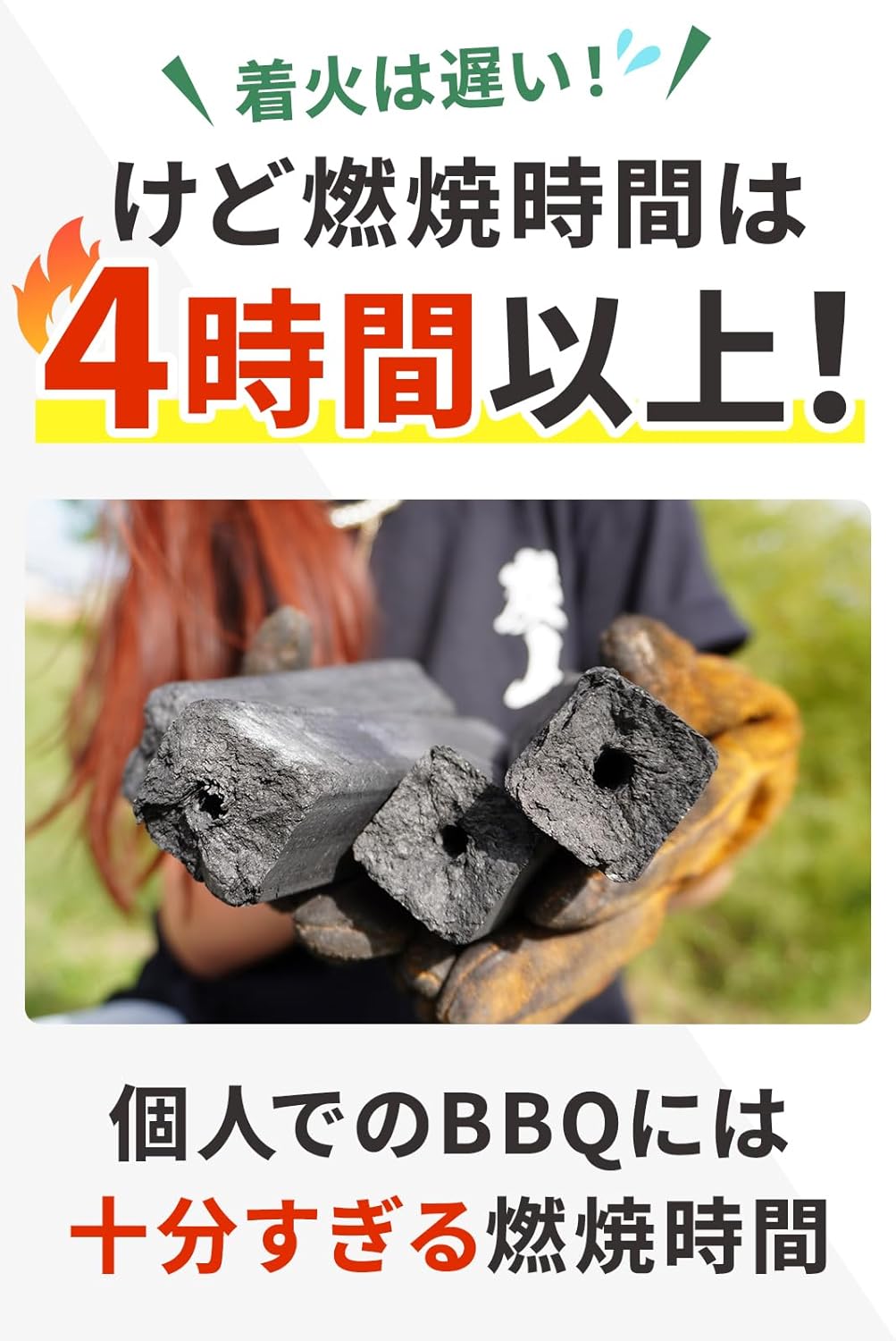 中国産 「松」原料 松葉備長炭 四角 (10kg✖️6箱)  ※代引き不可商品